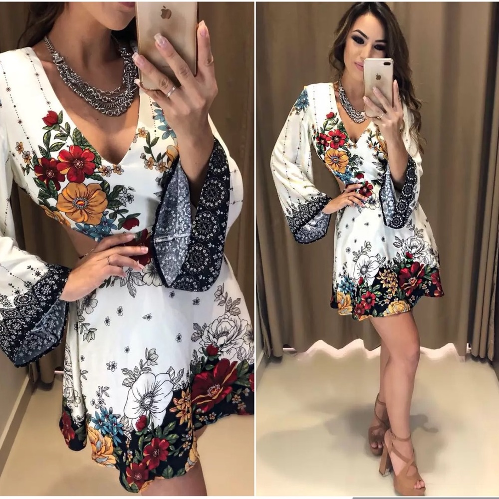 FarmRio Santarem Mini Dress